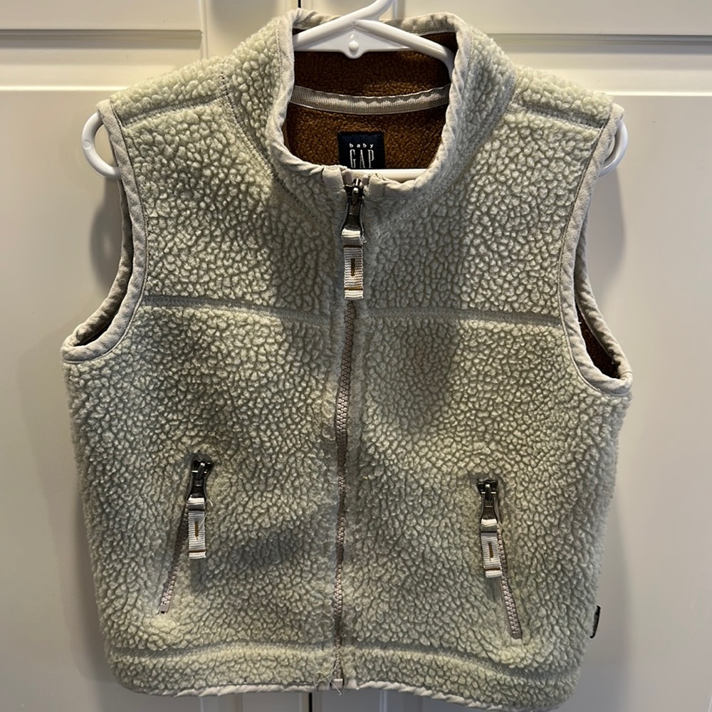 Baby Gap toddler 2 years Sherpa vest